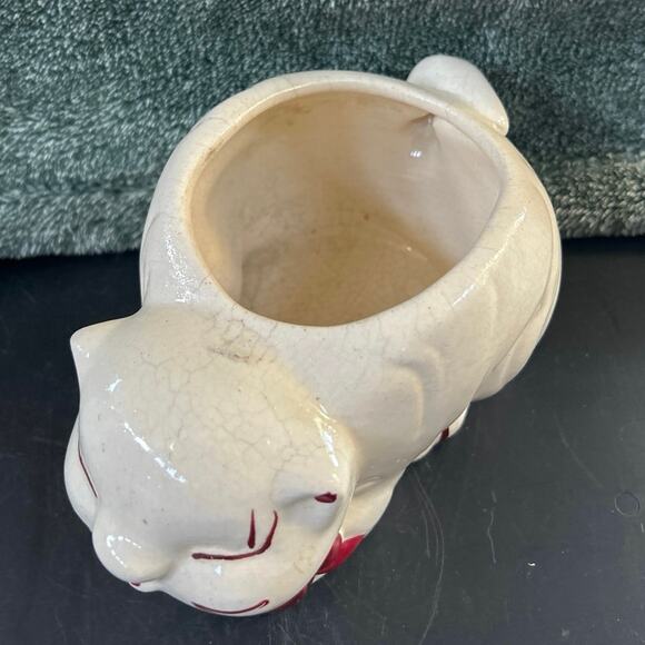 c1940s Shawnee Pottery "Puss 'n Boots" Cat Sugar Bowl - Picture 5 of 9